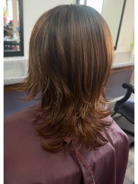 ぱ~ま屋 おおさき ミディアムウルフ