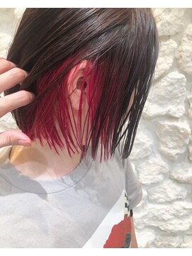 モアナ バイ ヘッドライト うるま店(Moana by HEADLIGHT) Moana【うるま】#インナーカラー#ボブ  #20代30代40代50代