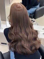 ペレ 栄 アネックス(PELE栄ANNEX)&nbsp;韓国 くびれロング レイヤー ワンホンヘア 小顔前髪