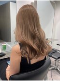 ラベンダーベージュミルクティーベージュカラーブリーチ力ラー