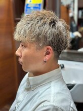 ケースタイルヘアスタジオ 麻布十番店(K-STYLE HAIR STUDIO) マッシュパーマ麻布十番・理容室・メンズパーマ・顔そり眉カット