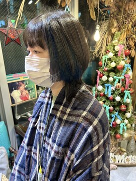 ボルタノット(volta∞knot) ウルフボブインディゴブルー