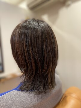 顔まわりだけ白髪ぞめな白髪ぼかし？