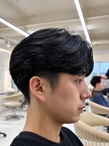 ニコ トウキョウ ヨコハマ(nico)&nbsp;メンズセンターパートウルフセンターパートニュアンスパーマ襟足