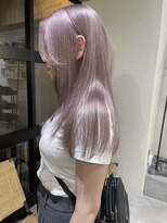 ラ キング(LA KING) 着物ヘア/大人ガーリー/ダークアッシュ/似合わせカット/栄