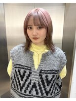 ソル オモテサンドウ 表参道 青山(SOL . OMOTESANDO) ブリーチ2回ピンク×ルーツカラー stylist聖斗