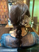 エイチエムヘアーホーム 池袋2号店(H M hair home) 編みおろし/ヘアセット/ヘアアレンジ/結婚式ヘア/お呼ばれヘア