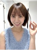 大人っぽく決まる♪抜け感ナチュラルボブ