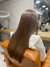 似合わせカット＋髪質改善ケラチンストレート＋Aujua 4StepTR（縮毛矯正）