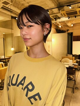 アルシュ 南堀江(ARCHE) ダークブラウンとショートスタイル　stylist今村