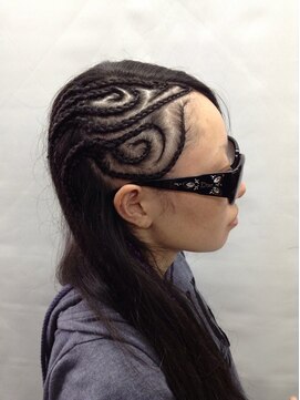 クリップ ジョイント ゴッド(CLIP JOINT GOD) コーンロウ サイド