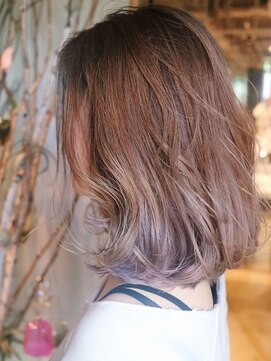 ランド(LAND) クリームラベンダーアッシュグラデーションカラー