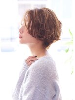 ホリデイズ ケアアンドスパ 練馬 豊島園(HOLIDAYS) 【HOLIDAYS】無造作ショート×ハニーベージュ/練馬/髪質改善