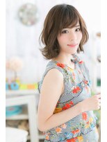 ミック 日暮里店(miq)&nbsp;エアリーボブで美人顔♪ひし形シルエット