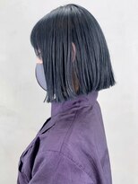 アイティー バイ アルバム 中野店(IT by ALBUM) ブルーブラック_オリーブカラーハイライトカラー_ba308131