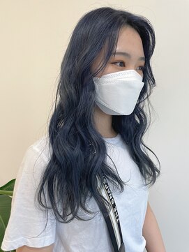 レガシーヘアーデザイン(Legacy hair design) 「韓国風ブルーカラー」