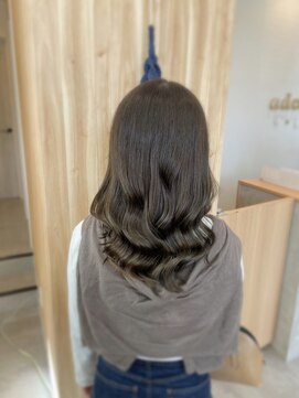 アドラーブル 長岡リップス旭岡店(adorable) 大人かわいい☆ふんわり愛され透明感グレージュアッシュ