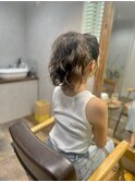 ふわっふわハイポニーアレンジ