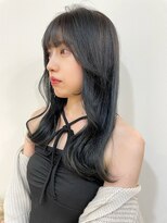 イオエ(ioe)&nbsp;黒髪/ボブルフ/ネビージュ/小顔/ワンレン/髪質改善/グレージュ