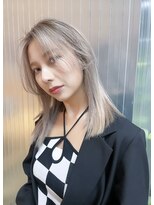 ニューヨークニューヨーク 梅田茶屋町店(NYNY)&nbsp;艶々ホワイトベージュカラーにレイヤーカットでトレンド顔に♪