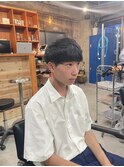 マッシュ メンズ ツーブロ ナチュラルヘア