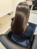 【人気NO.1】　カット+艶美髪カラー+毛髪診断付きカスタムトリートメント