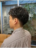 メンズパーマ ベリーショート メンズカット 17