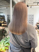 ピボット 北千住(PIVOT)&nbsp;1ブリーチでつくるミルクティーグレージュカラー