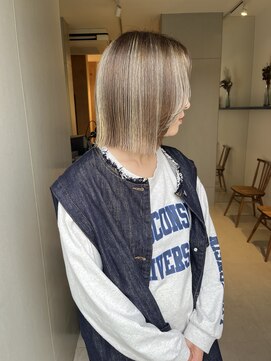 チャコレ パーチ 北千住店(Chacolle perch) ハイライトボブ