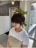 バングありベリーショート