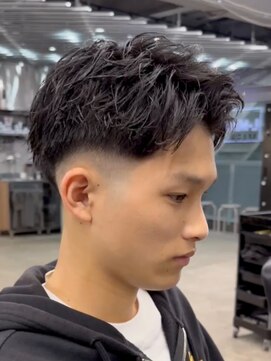 エルマーク 枚方(L-MARK) スパイキーショートザクザクショートアップバングツーブロック