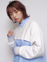 イル(ill)&nbsp;シースルー 前髪 レイヤー ミディアム ウルフ