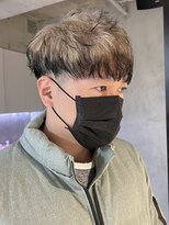 エリマバイフィフス 調布(elima by fifth)&nbsp;調布メンズブリーチハイトーンホワイトベージュエンドカラー