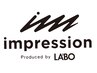 【impression】カット＋オージュアトリートメント　￥10120