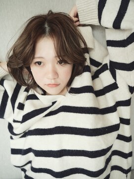 クレオヘア インターナショナル 八丁堀店 透明感カラー/ボブ