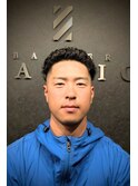 男の色気全開!パーマスタイル