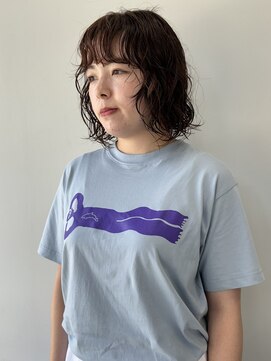 ヘアー アイス 御器所本店(HAIR ICI) ふんわりボブパーマレイヤーカット