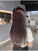 艶髪レッドブラウン