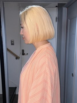 ロナ 岡崎竜美丘店(RONA) 抜きっぱなしブリーチ/ボブ/岡崎