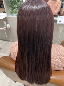 USA美容室の写真/【安佐北区・口田】ブリーチなしでも叶う透明感カラーおまかせください！抜けてきた色も楽しめる♪