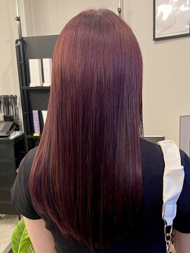 セジールへアメゾン(SAISIR HAIRMAISON) くびれヘア/アプリコットオレンジ/夏のヘアアレンジ/岡山