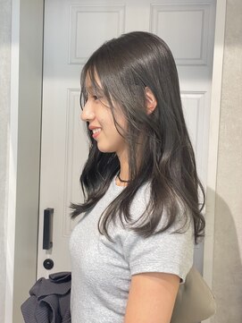 ゼスト クレス(ZEST Cres) 【立川cres小山】ブリーチなしオリーブグレージュ