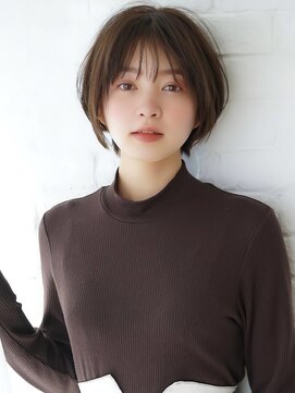 アグ ヘアー ハッチ 砺波店(Agu hair hatch) 《Agu hair》ふんわりフェミ×ボブショート