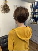 大人可愛い襟足スッキリ小顔ショート　30代40代50代　志木