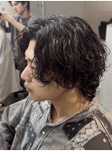 ミディアムサーフカールグランジパーマ波巻きパーマルーズパーマ