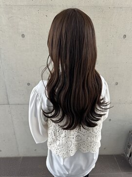 アチーブティルスマートサロン 豊川末広通店(achieve till Smart Salon) ナチュラルブラウン透明感カラー×韓国レイヤーロング20代30代
