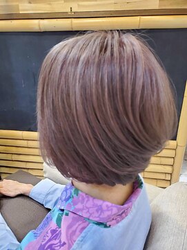 ヘアリゾート粋 リマ 銀座店(lima) ショートレイヤー/まろやかブラウンベージュ