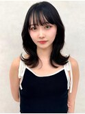 レイヤー/ネビージュ/韓国ヘア/イメチェン/縮毛矯正/中野/