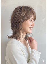 ネスト(Nest) ワンカールパーマ×ミディアムレイヤー