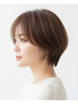 レウナ 外苑前(Reuna) 【30代40代50代】カットで決まる大人可愛いショートボブ
